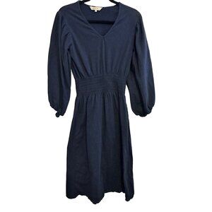 People Tree Navy Blue Dress